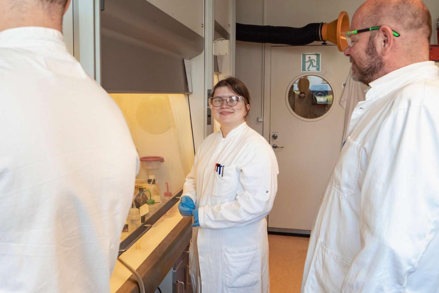 Labwork at Lundbeck