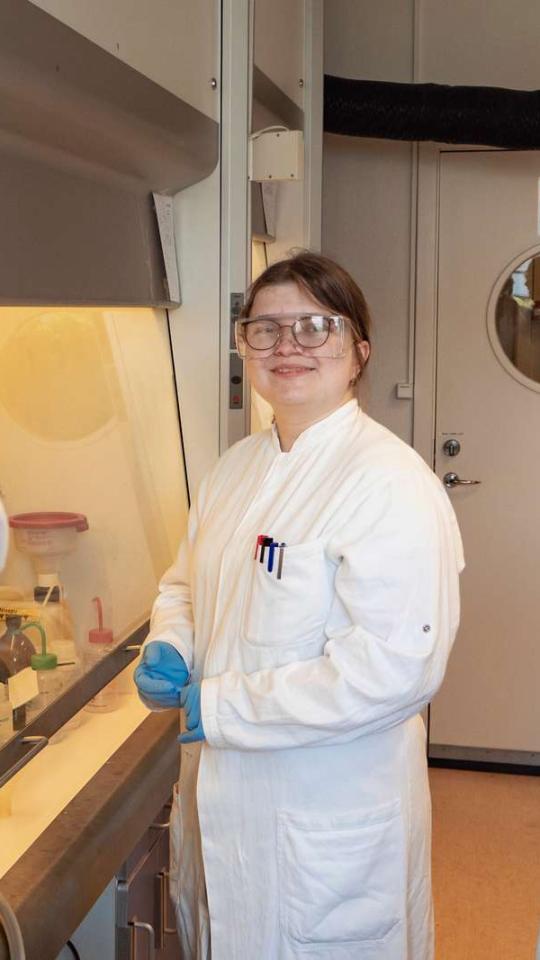 Labwork at Lundbeck